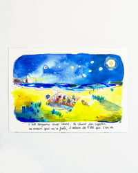 Image 2 of A6 - L'été qui s'en va - illustration originale