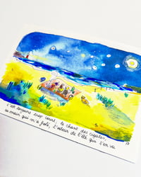 Image 1 of A6 - L'été qui s'en va - illustration originale