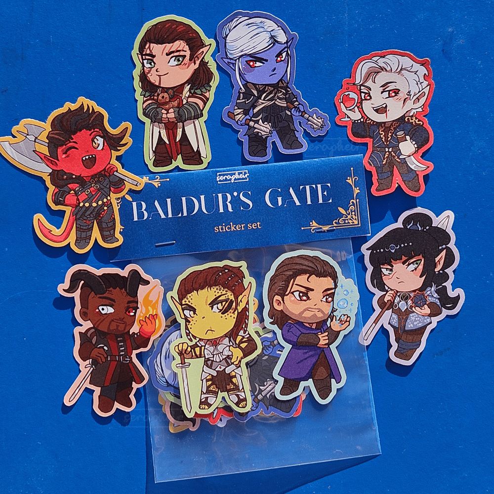 Image of Baldur's Gate 3 🦑 Stickers