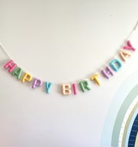 Image 1 of Happy Birthday Garland