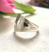 Image 2 of 1919 Scandinavian Silver Spoon Ring 