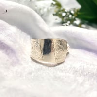 Image 1 of 1890 German silver spoon ring