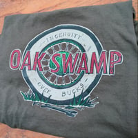 NEW MILITARY GREEN Oak Swamp Wheel T Shirt