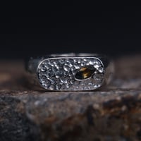 Image 1 of Item 22: Rectanular Signet Ring Size 6.5