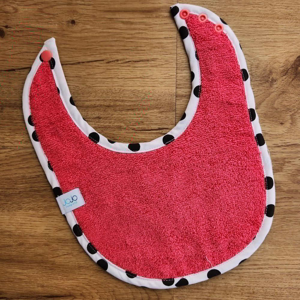 Image of Dribble Bib - Large Dots