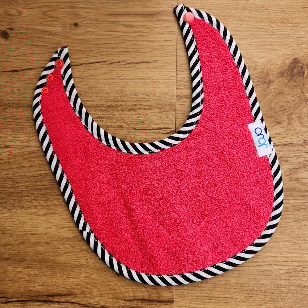 Image of Dribble Bibs - Black & White Stripes