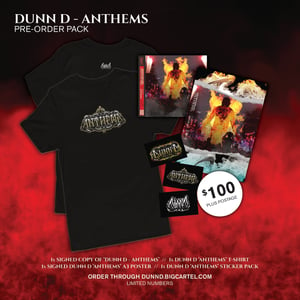 Image of Dunn D- Anthems, Album Pre-order pack 