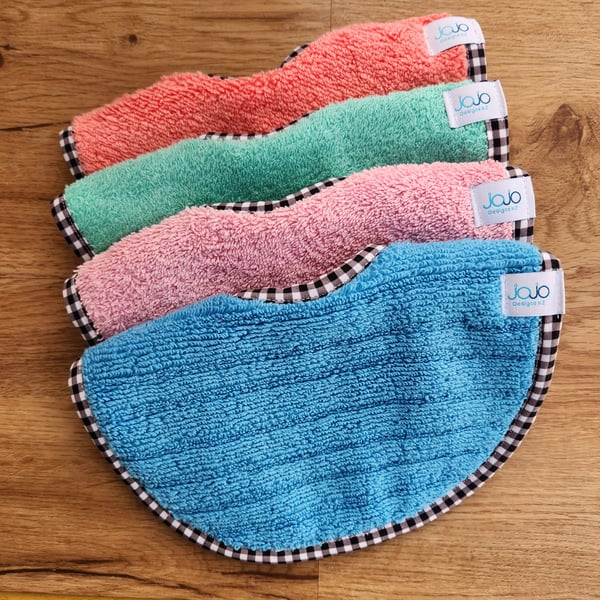 Image of Dribble Bibs - Small Gingham