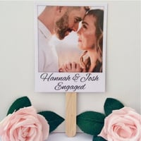 Engagement Cake Topper,Photo Cake Topper,Engagement Party Decor,Polaroid Topper