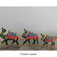 Decorative camel family set for home decor, office Factory decor Handmade Figurines for living room 