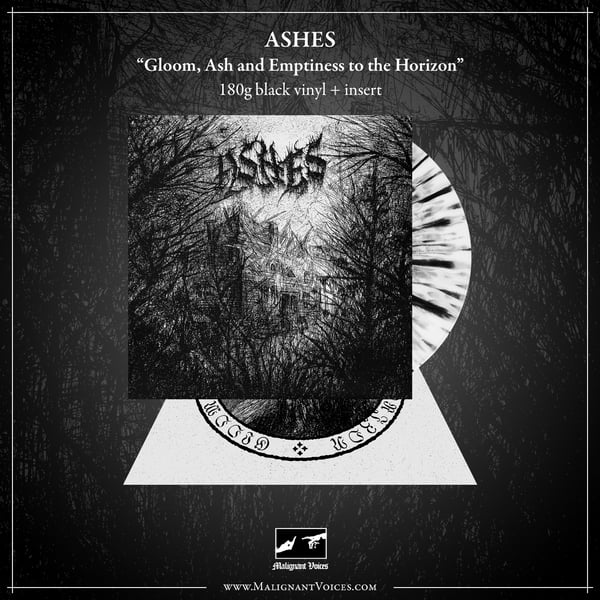 Image of ASHES - Gloom, Ash and Emptiness to the Horizon LP (splatter)