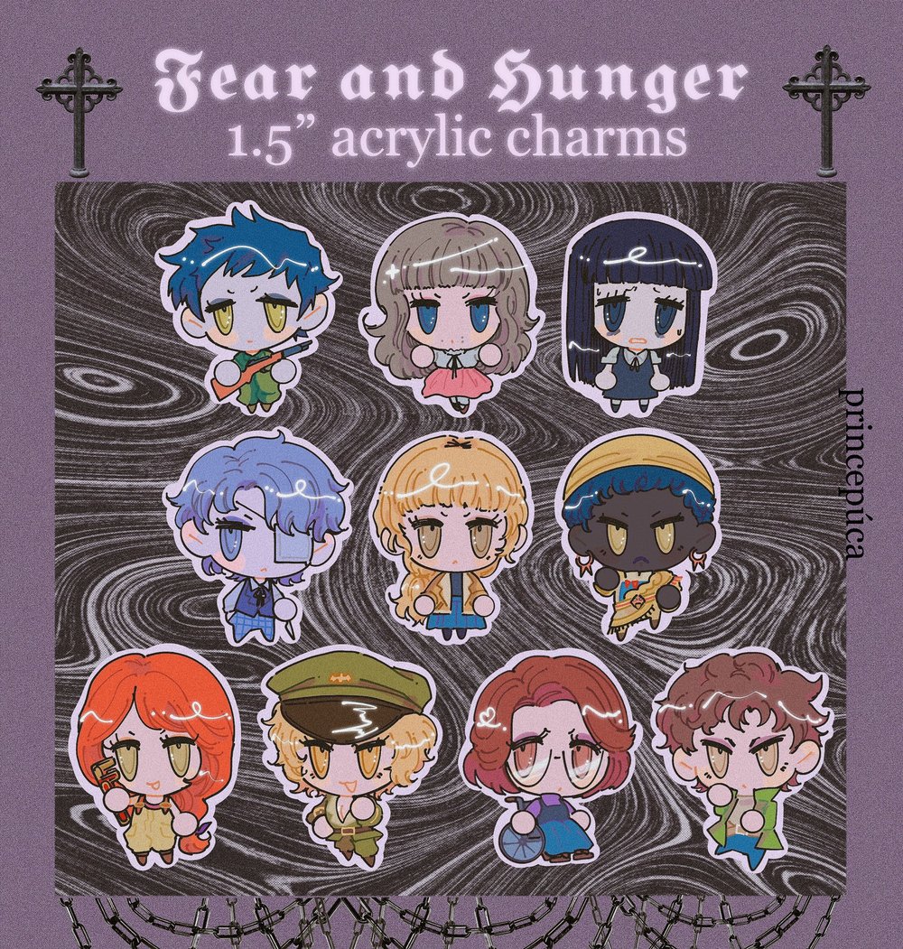 Image of Fear And Hunger 2 Termina 1.5” Acrylic Charms