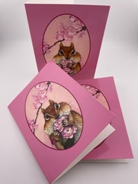 Image 3 of Flower Loving Chipmunk Card