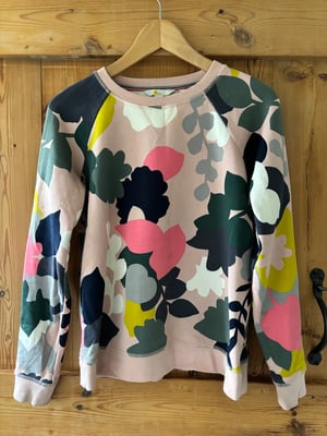 Boden pink patterned jumper size XS 