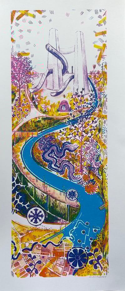 Image of Mayfield: Passages in Time screen print