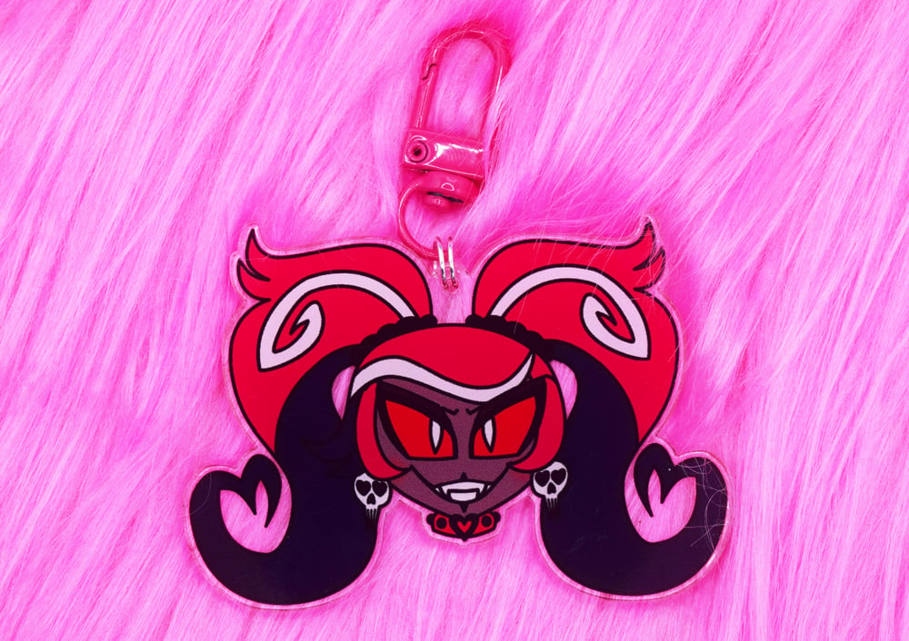 Valentines Velvette Acrylic Charm