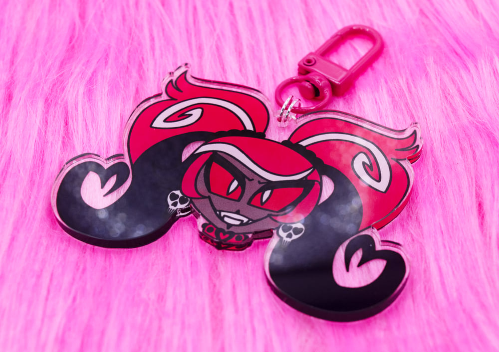 Valentines Velvette Acrylic Charm