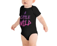 Image 1 of A Little WILD Magenta Baby Onesie