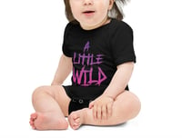 Image 3 of A Little WILD Magenta Baby Onesie