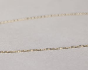 Image of 9ct gold faceted chain Necklace