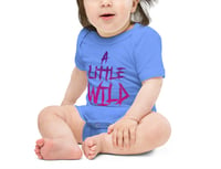 Image 6 of A Little WILD Magenta Baby Onesie