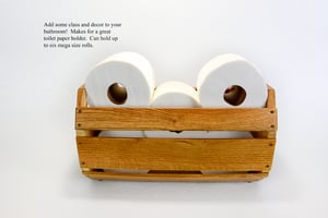 Image of Oak Maple Padauk Wooden Basket Centerpiece, Handmade Rustic Decor, Wood Farmhouse Table Decor