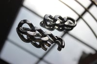 Image 2 of Ear Weights - Silver Curb Chain - Gauge Jewellery - Stretched Ears - Tunnels Plugs
