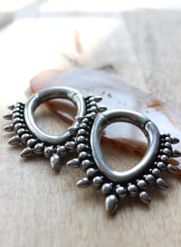 Image 5 of Ear Weights - Ornate Drop Ear Weights - Gold/Silver - Stainless Steel