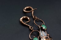 Image 4 of Ear Weights ‘Templar' - Ear Hangers - Rose Gold - Copper - Stainless Steel - Stretched Ears