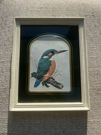 Image 2 of Upcycled Vintage frame and bird print