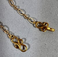 Image 3 of Lapis pendant on gold chain