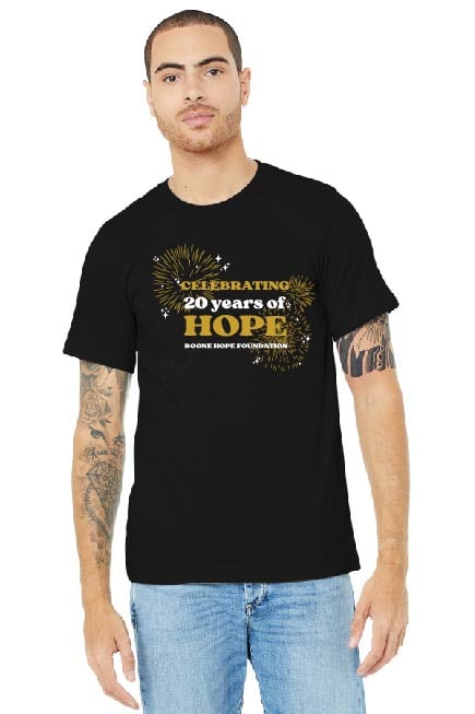 Image of Hope Foundation Black BELLA+CANVAS T-shirt