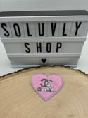 Pink Chanel Sequins Patch 