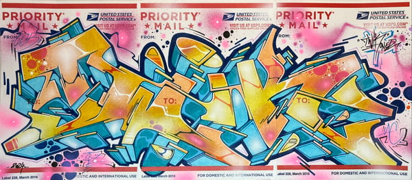 Image of TWIKONE PRIORITY MAIL SKETCH COLORS
