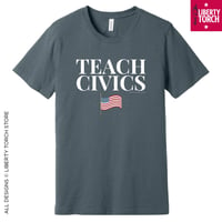 Image 1 of Teach Civics Unisex T-Shirt