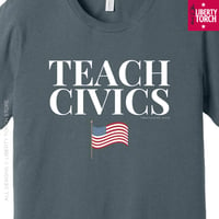 Image 2 of Teach Civics Unisex T-Shirt