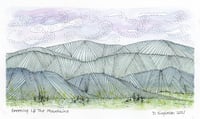 Greening Up The Mountains Print