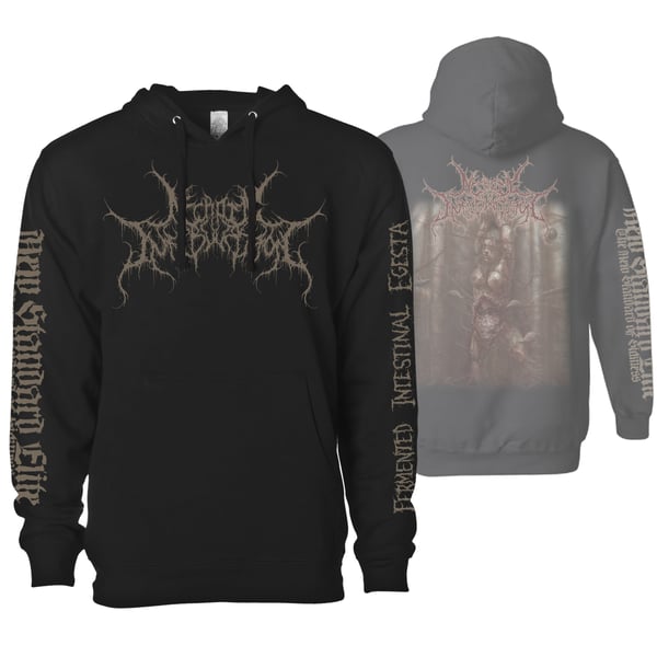 Image of NECROTIC INFIBULATION "FERMENTED INTESTINAL EGESTA" HOODIE