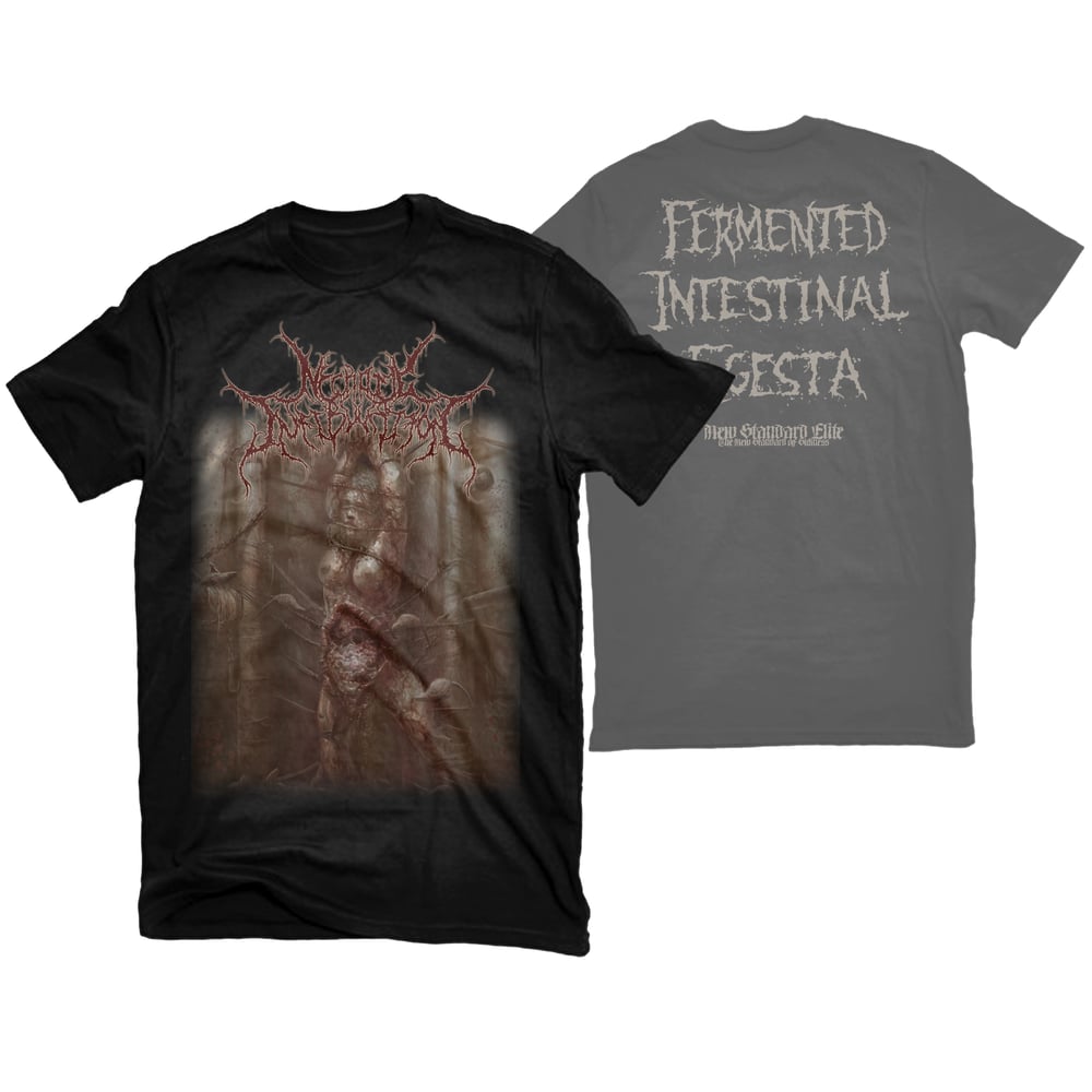 Image of NECROTIC INFIBULATION "FERMENTED INTESTINAL EGESTA" T-SHIRT