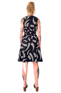 Image 2 of Confetti Sleeveless Wrap Dress