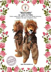 RICHARD THE LION 16 INCH SEWING PATTERN, WITH FULL INSTRUCTIONS UK MADE