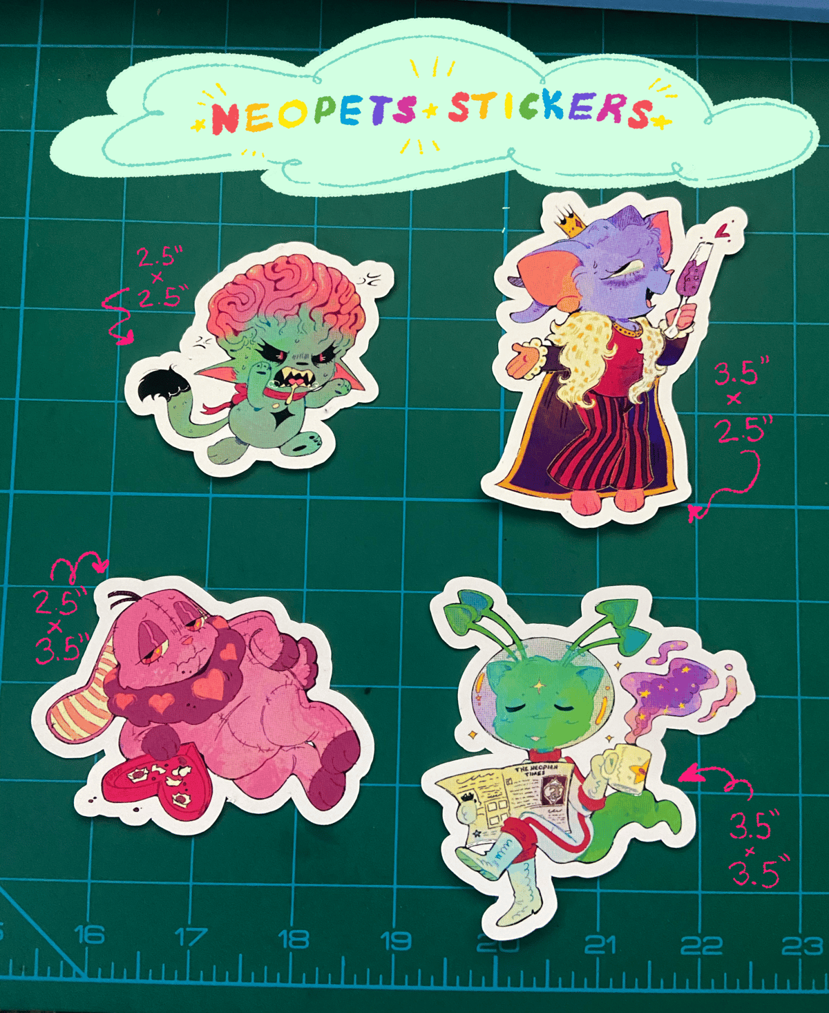 Image of Neopets Stickers 