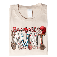 Baseball Aunt Tee