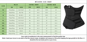 Black Under Bust Latex Waist Trainer Double Belt Waist Control