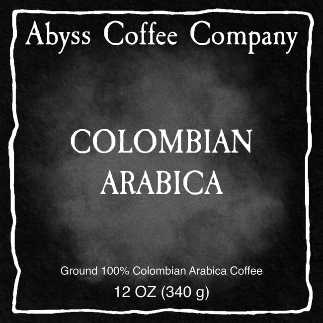 Colombian Arabica Ground Coffee 12 Ounce Bag