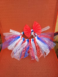 Image 1 of Red, White & Blue Tutu