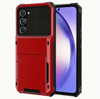 Image 1 of Large Capacity Card Slot Shockproof Heavy Hard Phone Case for Samsung