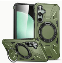 Image 2 of Metal Bracket Magnetic Suction Phone Case For Samsung Galaxy S24 S23plus S23FE Heavy Duty Anti-fall 