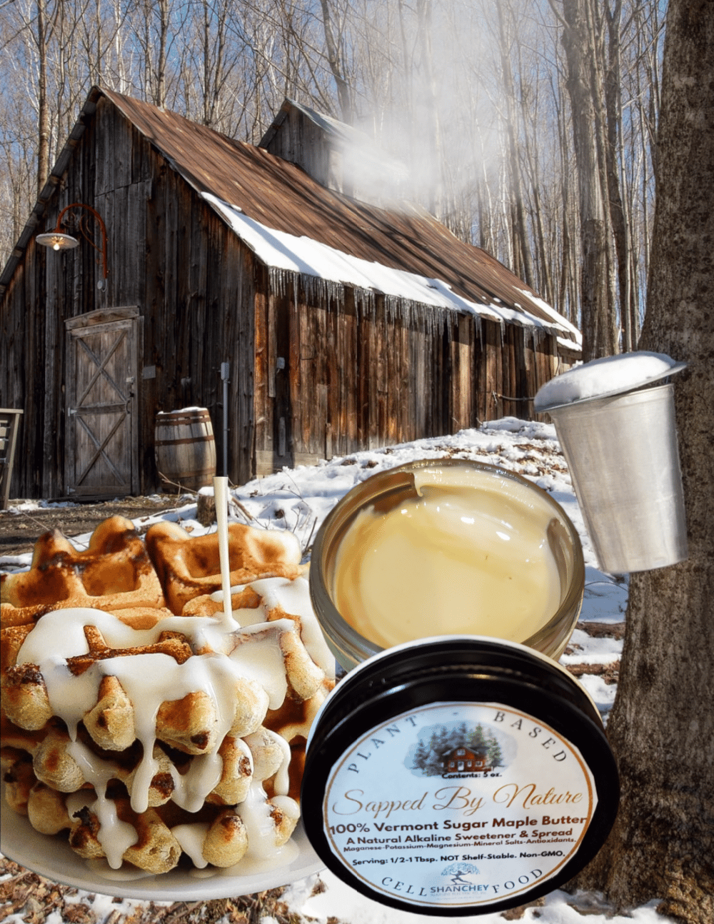 WILD SAPPED BY NATURE Maple Sugar/Cream/Syrup. Anxiety-Probiotic-Prostate-Anemia-Detox