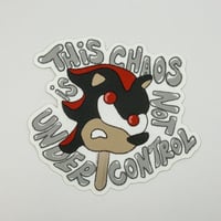 Image 1 of Shadow the Hedgehog Sticker